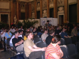 the conference hall