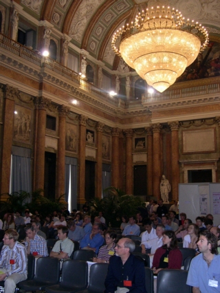 the conference hall